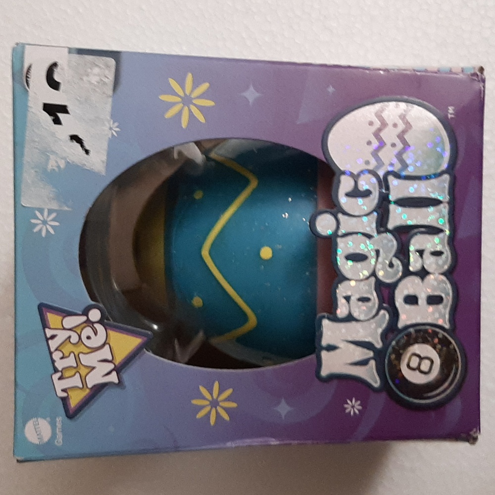 Mattel Magic 8 Ball in Blue and Yellow Easter Egg